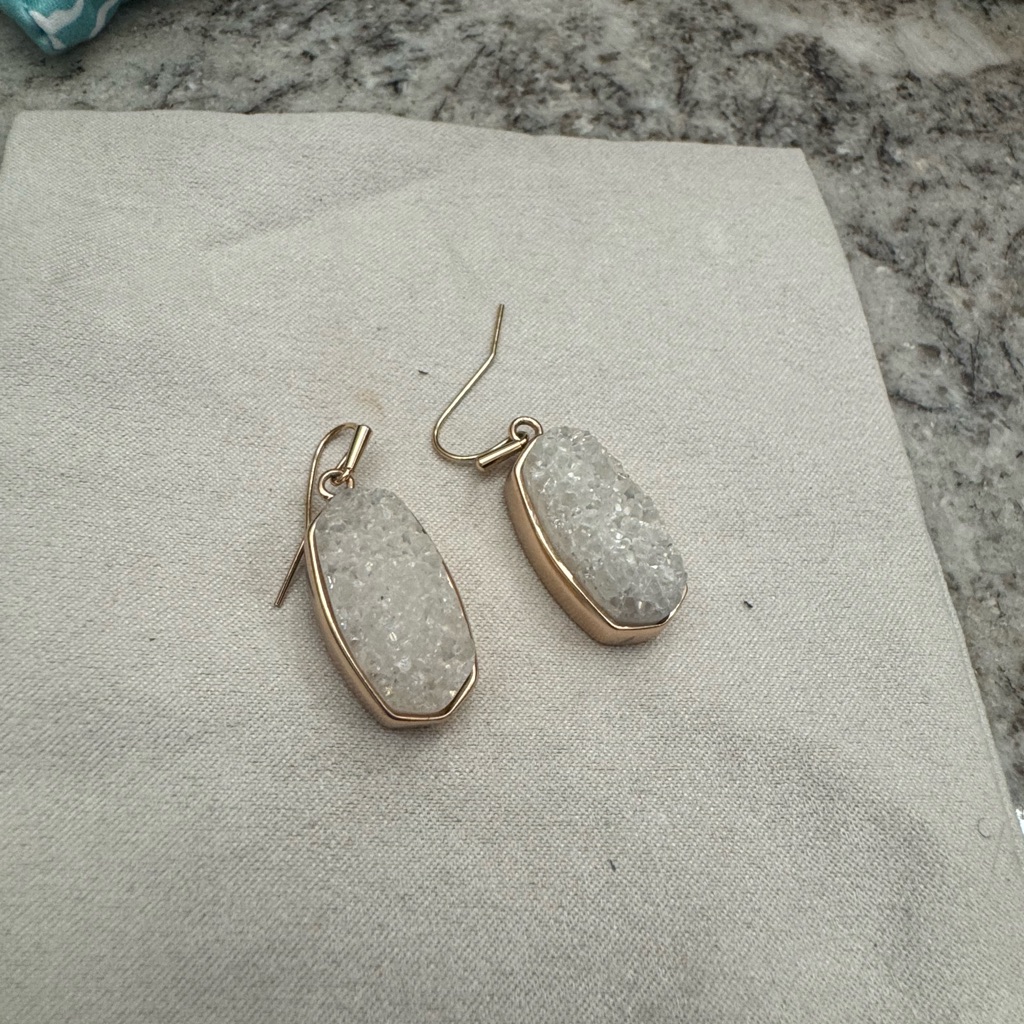 Kendra Scott Drusy Rose Gold Earrings 120$